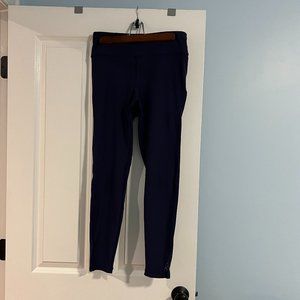 Spalding Dark Blue Athletic Leggings SIZE MEDIUM